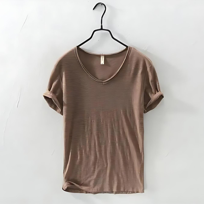 Max Men's V-Neck T-Shirt | Premium Cotton Blend, Casual 10