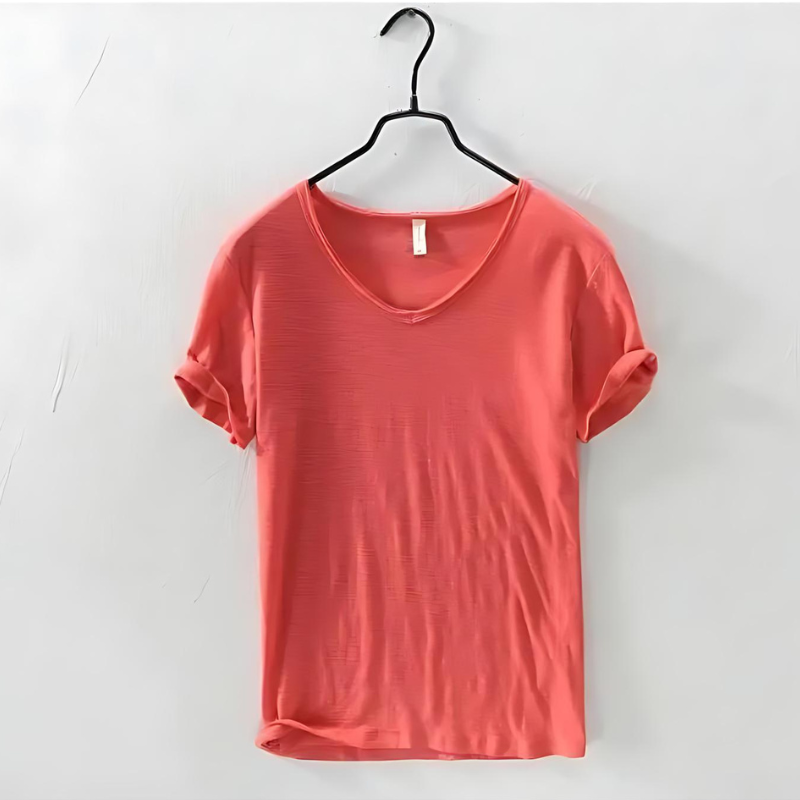 Max Men's V-Neck T-Shirt | Premium Cotton Blend, Casual 6
