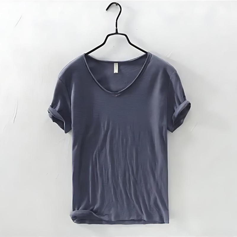 Max Men's V-Neck T-Shirt | Premium Cotton Blend, Casual 9