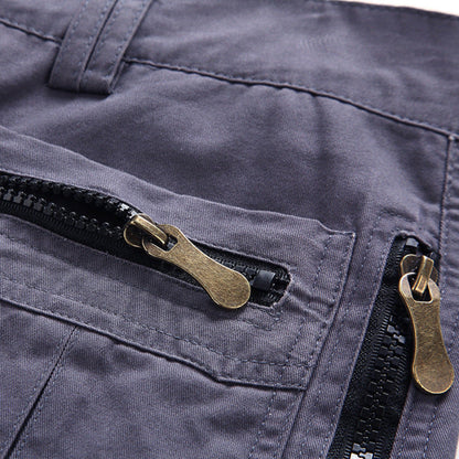 Clayton Men's Cargo Shorts | Durable Black Design with Adjustable Waistband