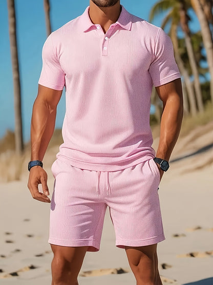 Ryan Men's Summer Set | Lightweight Polo & Shorts