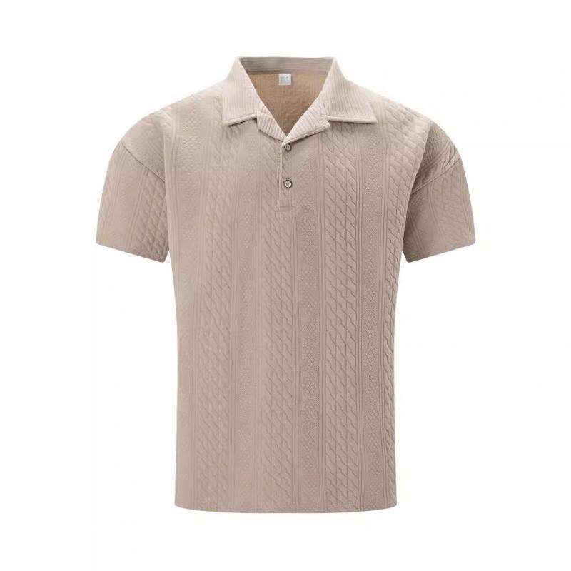 Miko Men's Polo Shirt | Jacquard Texture, Casual Elegance 1