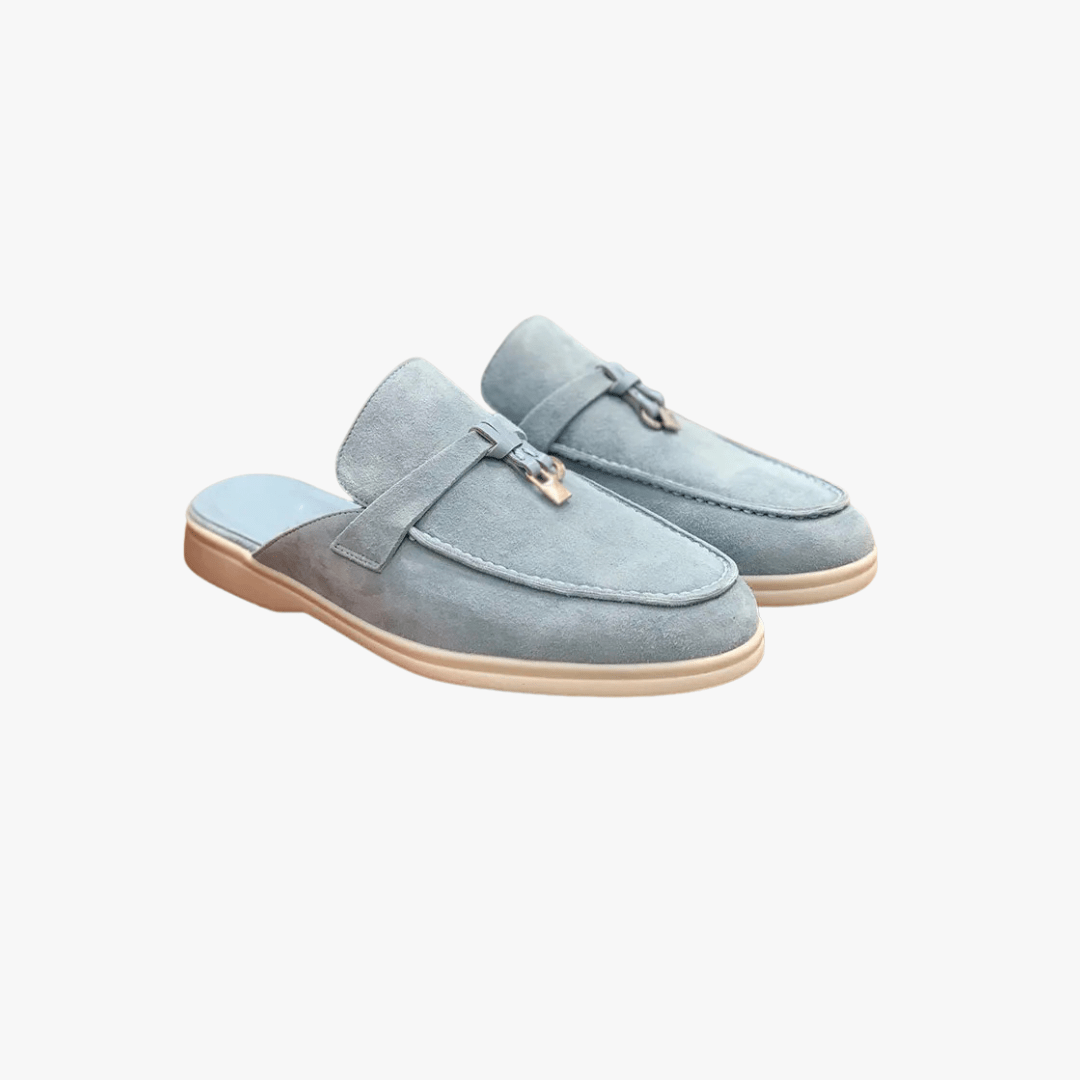 Women’s Slip-On Loafers with Buckle – Noretta