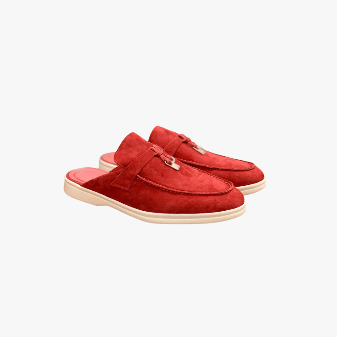 Women’s Slip-On Loafers with Buckle – Noretta