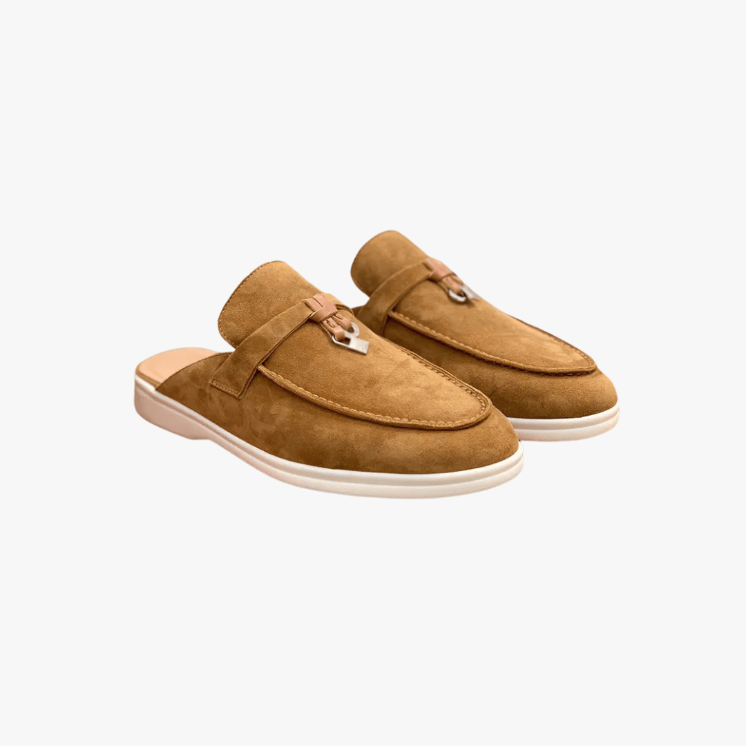 Women’s Slip-On Loafers with Buckle – Noretta