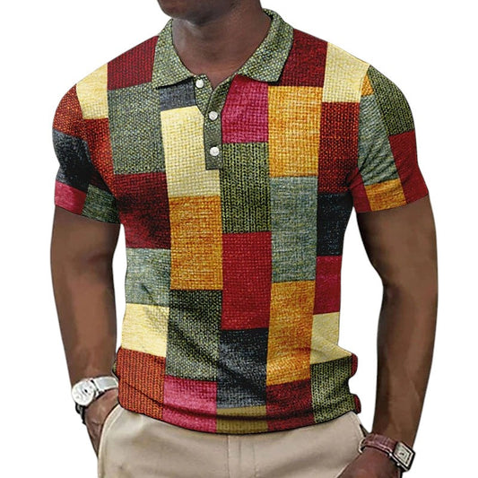 Patchwork Vintage Polo Shirt – Novero