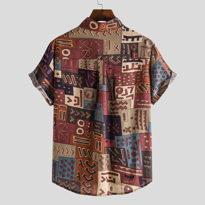 Kairo – Men’s Ethnic Pattern Shirt
