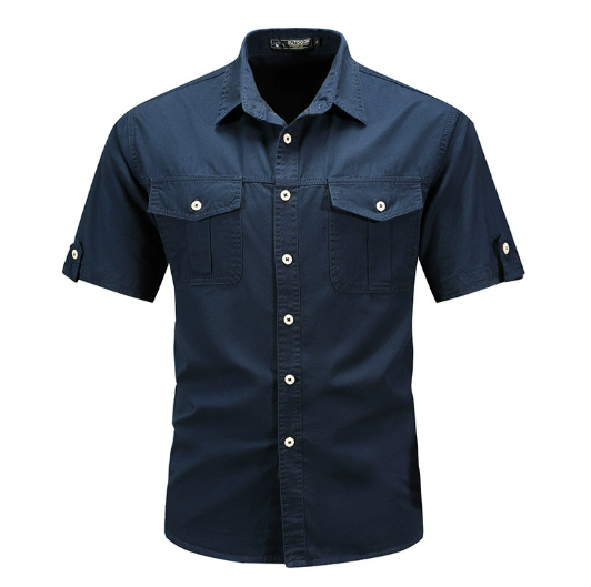 Trailblazer Outdoor Men's Cargo Shirt | Durable Fabric with Multiple Pockets