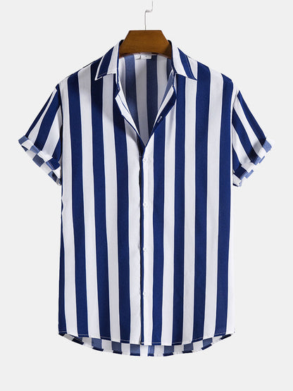 Pasha Men's Dress Shirt | Wide Stripe Design, Lightweight and Versatile 2