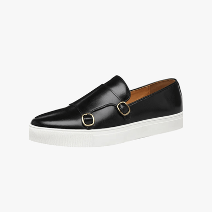 Leather Slip-On Loafers with Horsebit Detail – Renaro