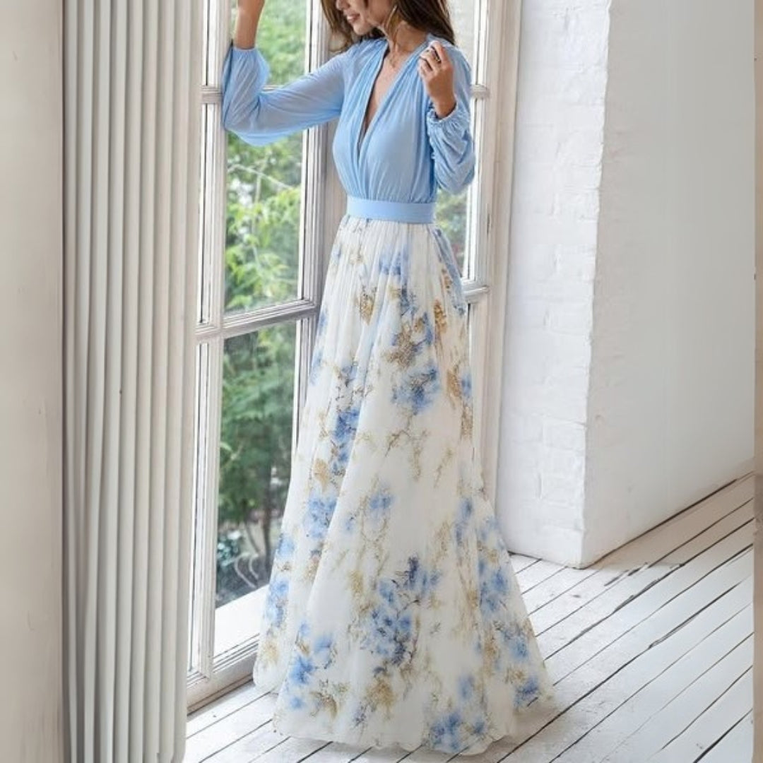 Rina Women's Maxi Dress | Floral Print, Elegant Design 2