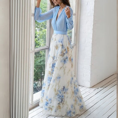 Rina Women's Maxi Dress | Floral Print, Elegant Design 2