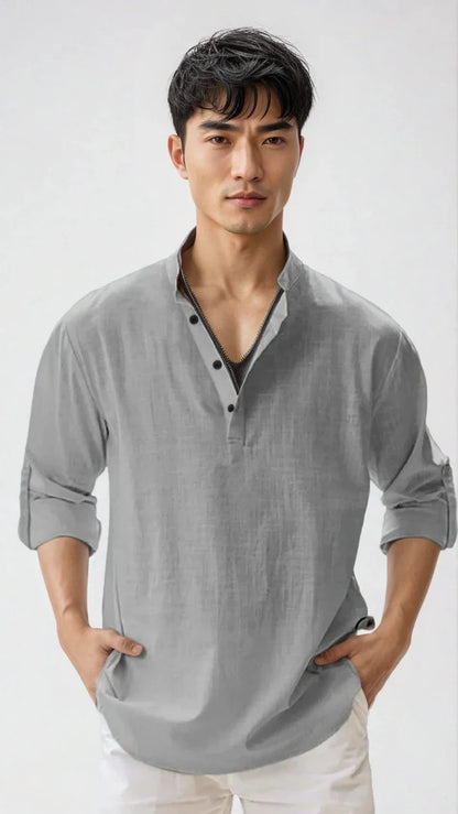 Lior – Men’s Lightweight Button-Up Shirt