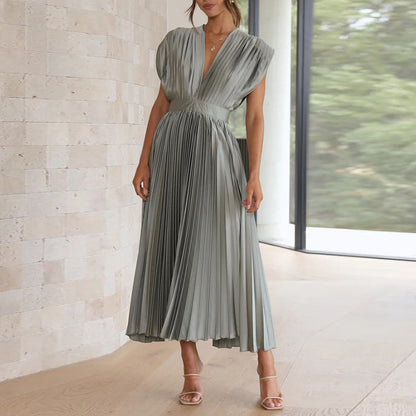 Sleeveless V-neck summer dress – Selani
