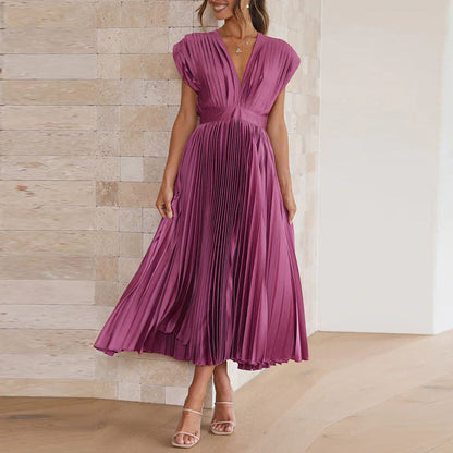 Sleeveless V-neck summer dress – Selani