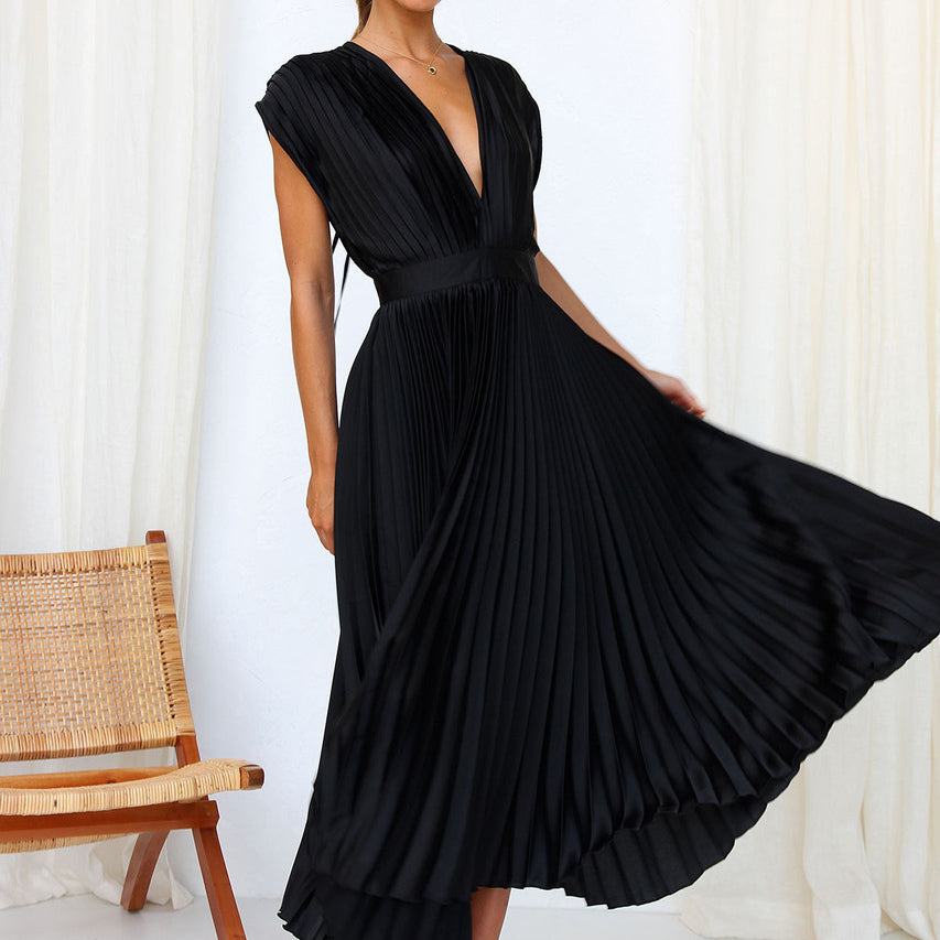Sleeveless V-neck summer dress – Selani