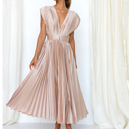 Sleeveless V-neck summer dress – Selani