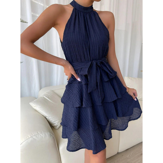 Boho halterneck festival dress – Solina