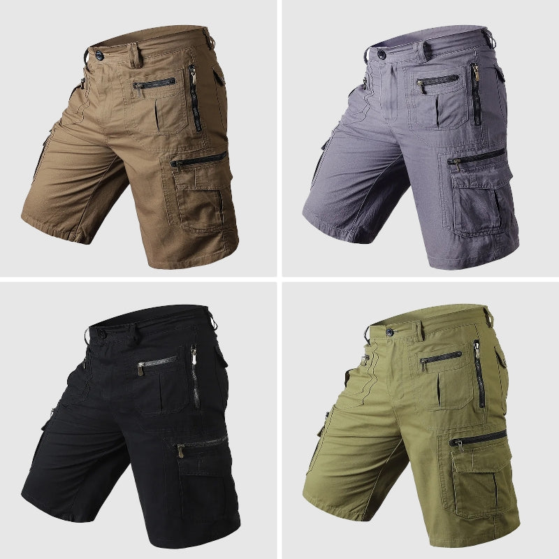 Men’s Multi-Pocket Cargo Shorts – Tavik