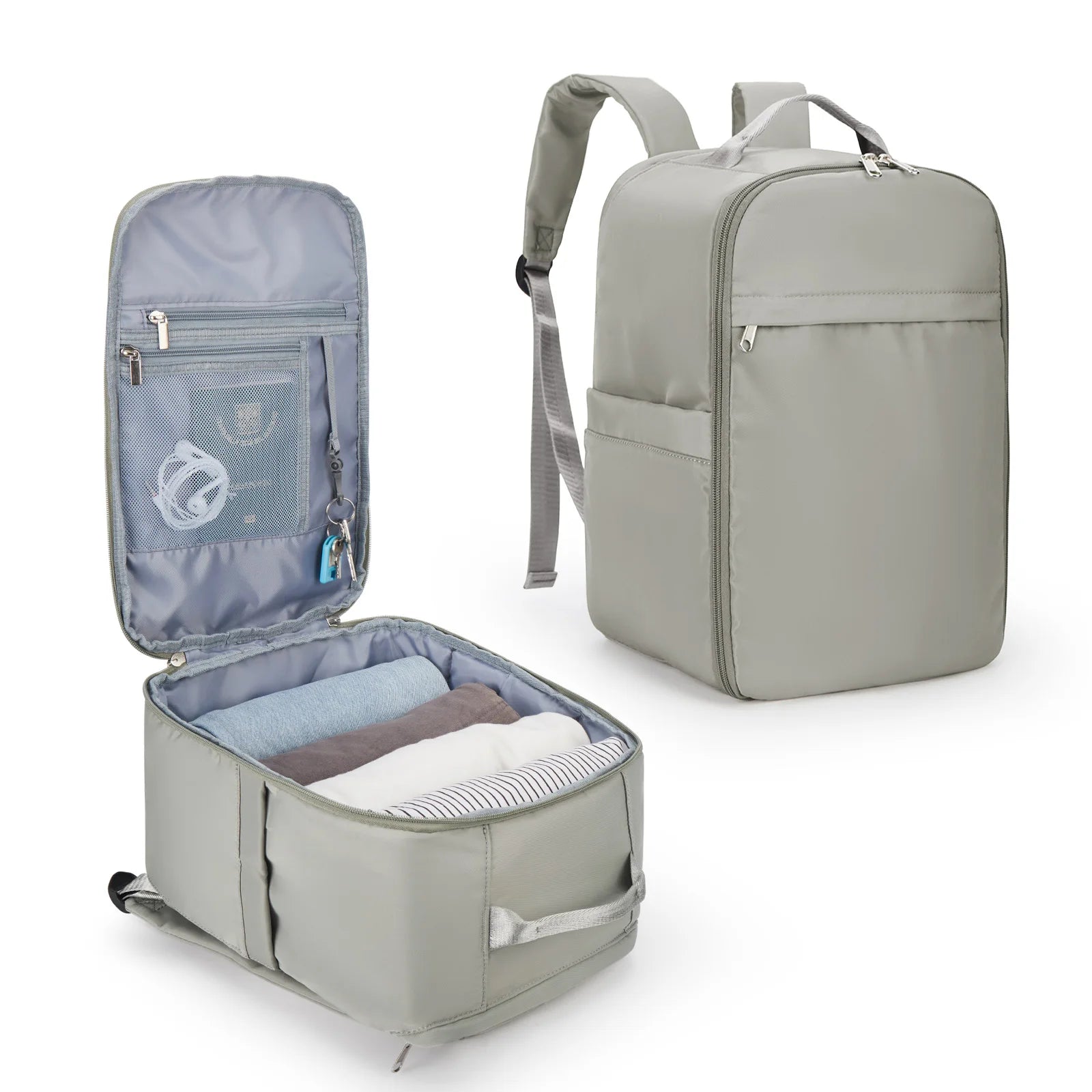 Travel Backpack 40x20x25 cm – Carry On Backpack with Padded Laptop Sleeve and Multiple Compartments for Organized Storage 11