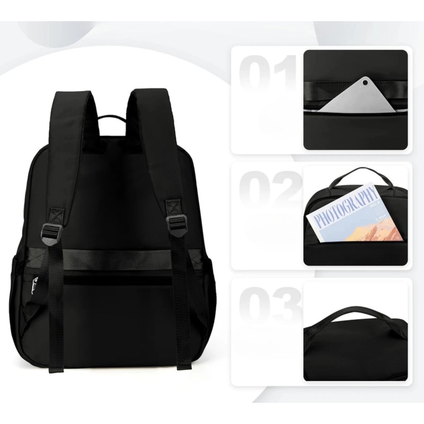 Travel Backpack 40x20x25 cm – Carry On Backpack with Padded Laptop Sleeve and Multiple Compartments for Organized Storage 5