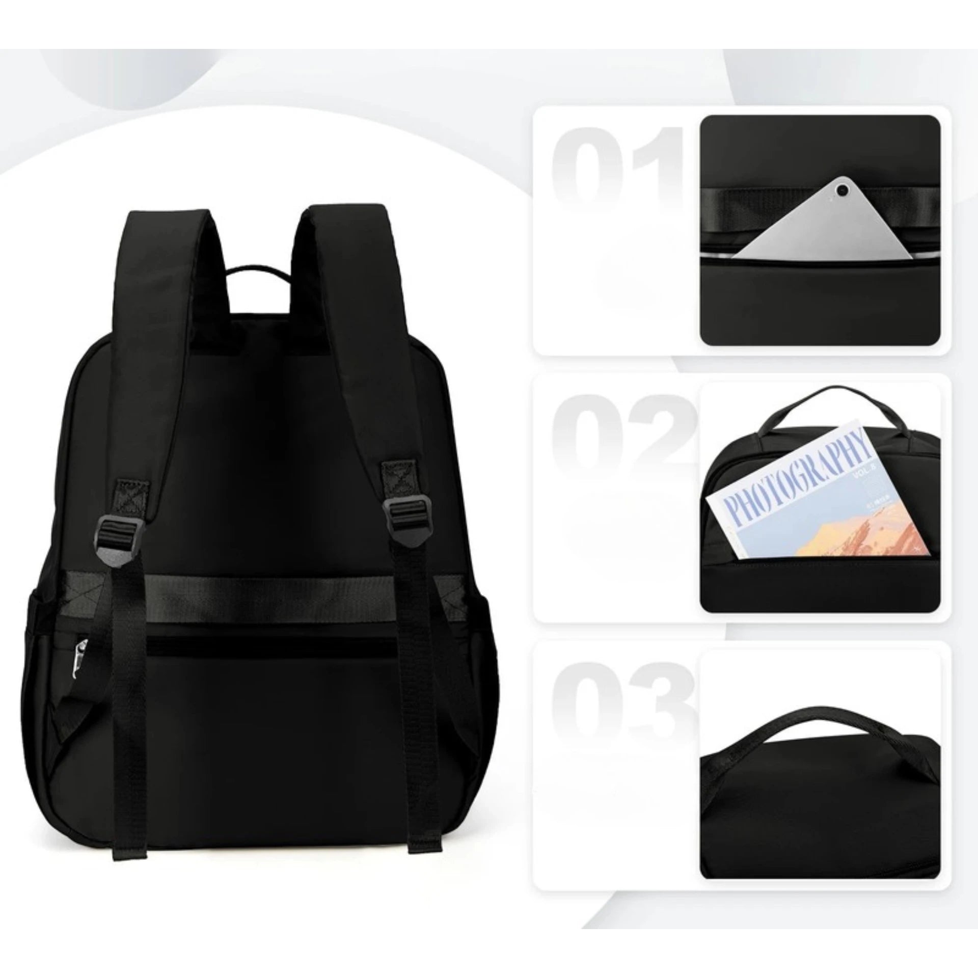 Travel Backpack 40x20x25 cm – Carry On Backpack with Padded Laptop Sleeve and Multiple Compartments for Organized Storage 5