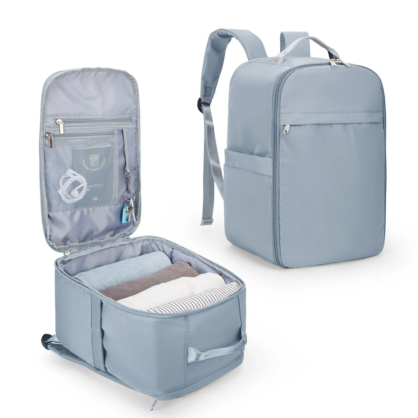 Travel Backpack 40x20x25 cm – Carry On Backpack with Padded Laptop Sleeve and Multiple Compartments for Organized Storage 7