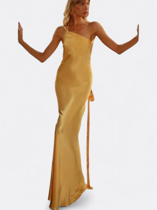 Backless floor-length evening dress – Vianca