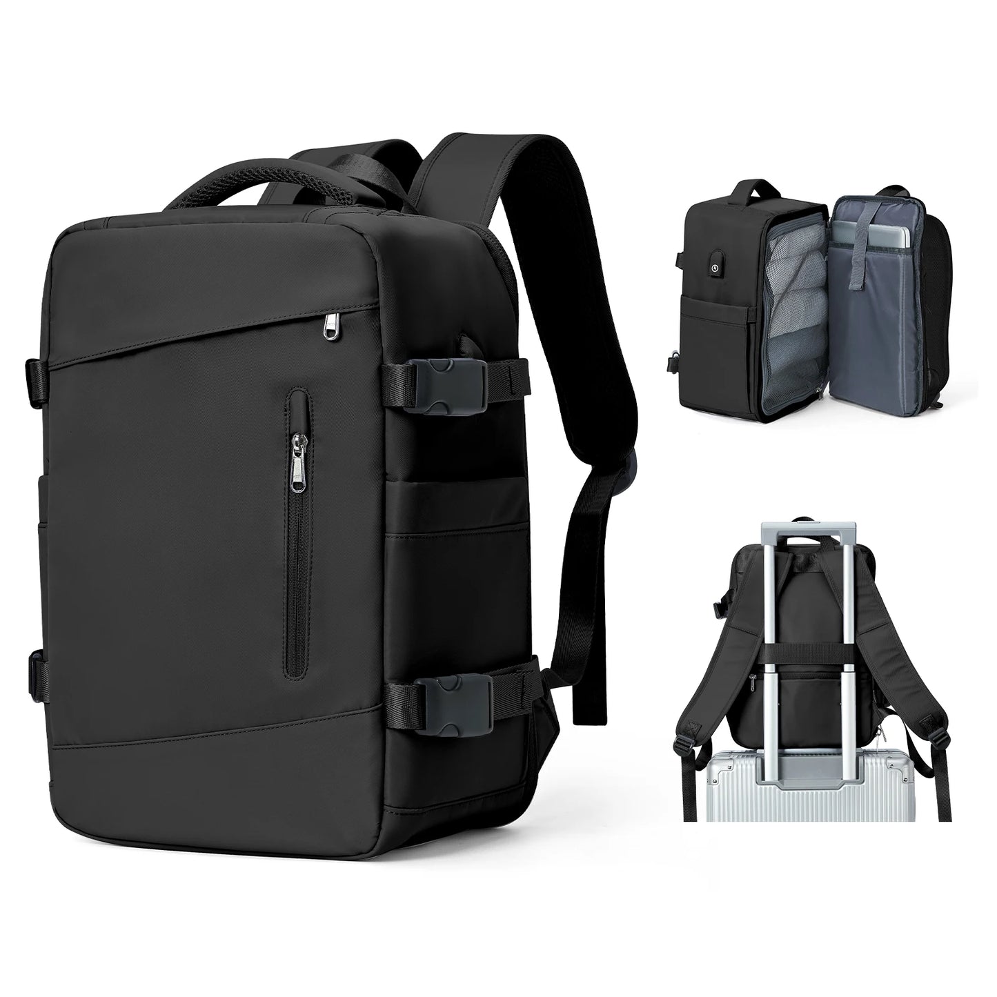 Women's Travel Backpack for Ryanair and Wizzair – Lightweight Cabin Bag 40x20x25 cm, Stylish and Durable Ladies Backpack 6