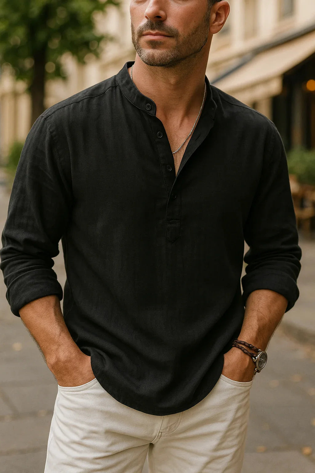 Linen Short Sleeve Shirt – Zairano