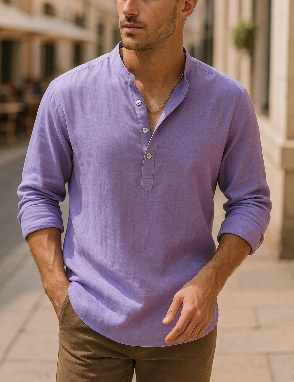 Linen Short Sleeve Shirt – Zairano