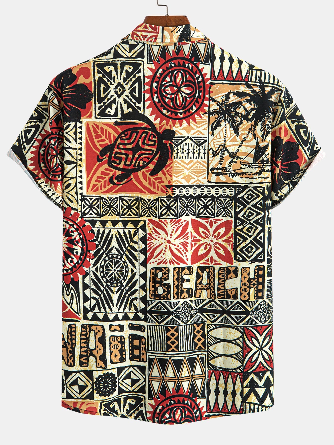 Patterned short sleeve shirt – Zendrell