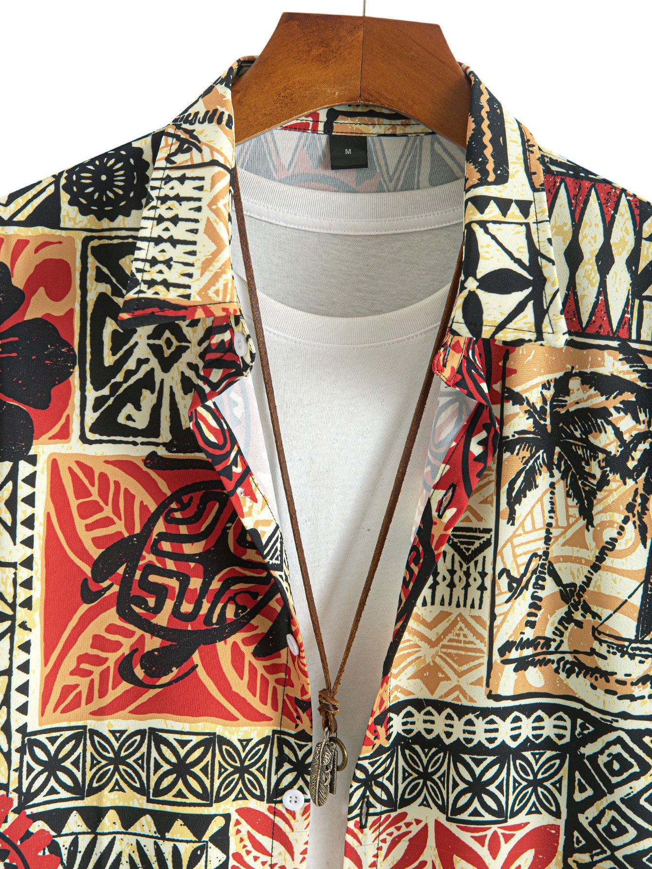 Patterned short sleeve shirt – Zendrell