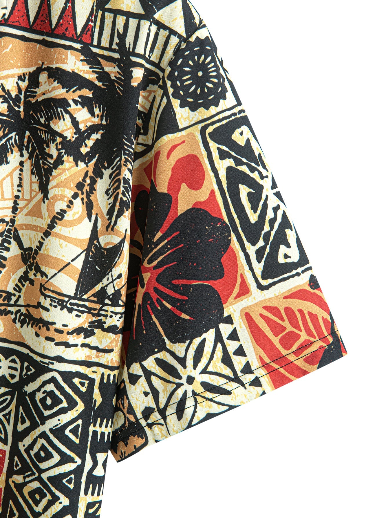 Patterned short sleeve shirt – Zendrell