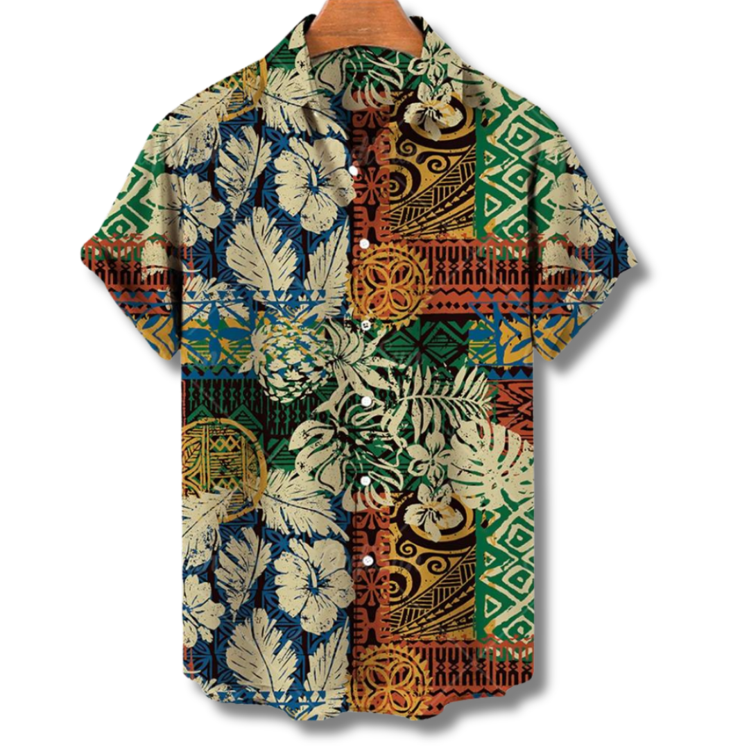 Floral relaxed fit shirt – Zorano