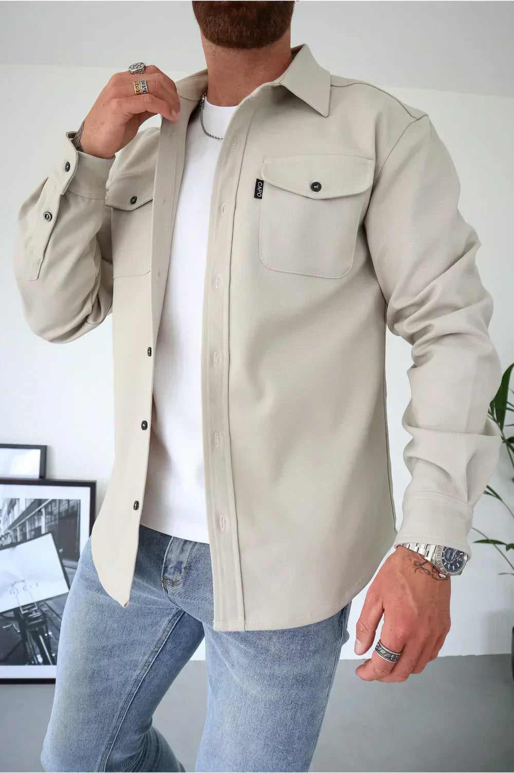 Men’s casual overshirt – Callen