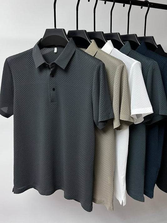 Tavaro - Breathable Mesh Polo Shirt
