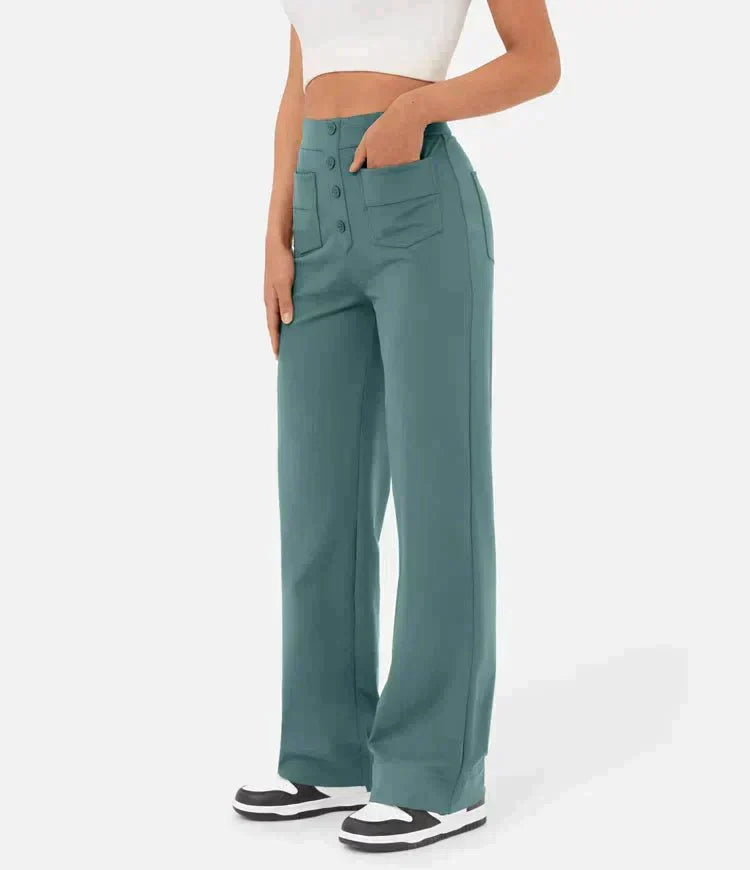 Sierra – Women’s Stretchy High Waisted Everyday Trousers