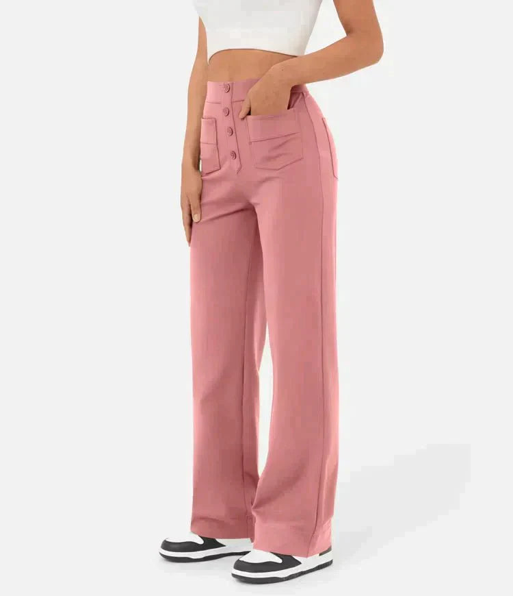 Sierra – Women’s Stretchy High Waisted Everyday Trousers