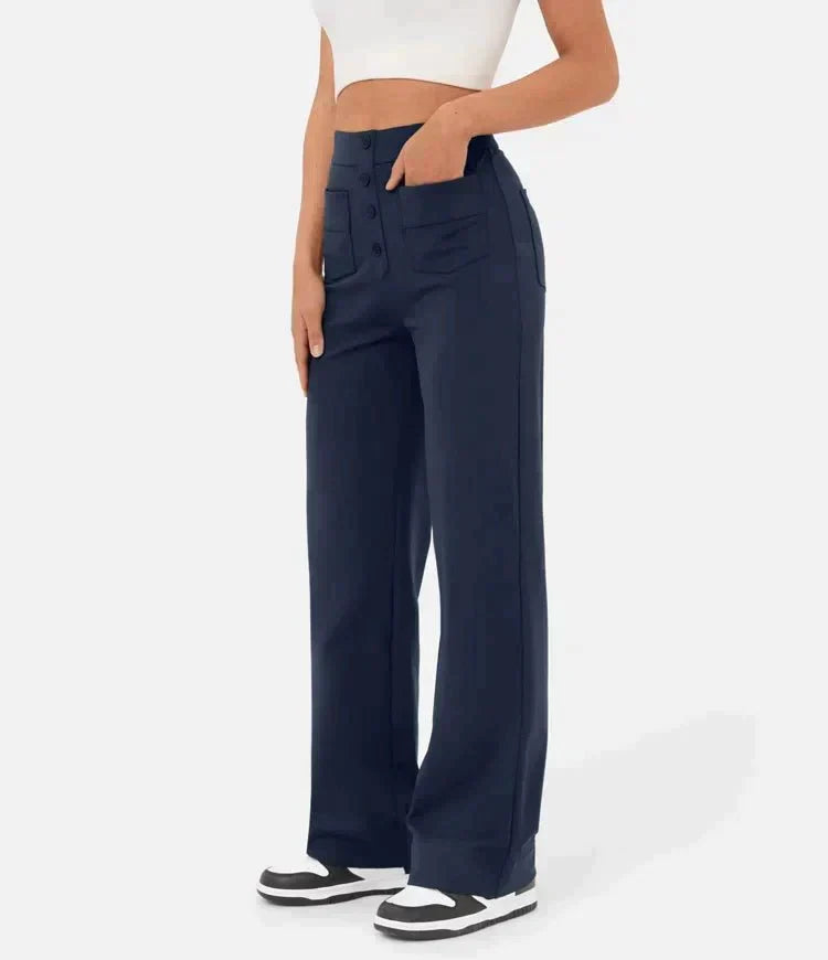 Sierra – Women’s Stretchy High Waisted Everyday Trousers