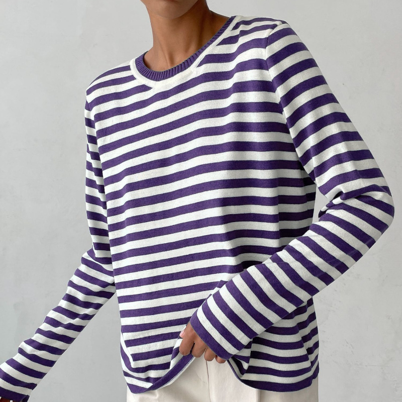 Lunaria - Elegant Striped Shirt