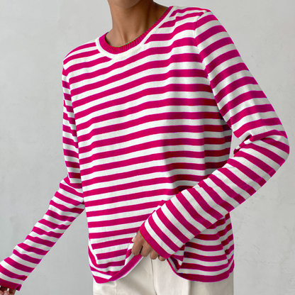 Lunaria - Elegant Striped Shirt