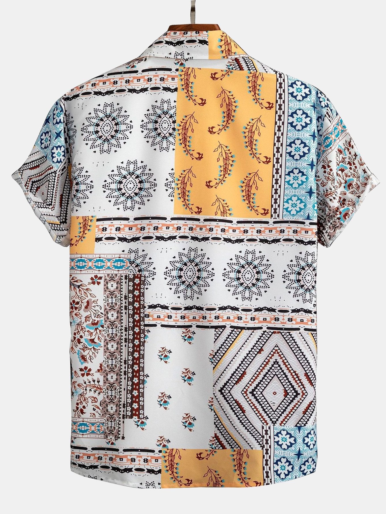 Textured vintage polo shirt – Elvano