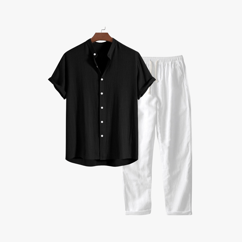 Men’s Linen Co-ord Set – Tavonte