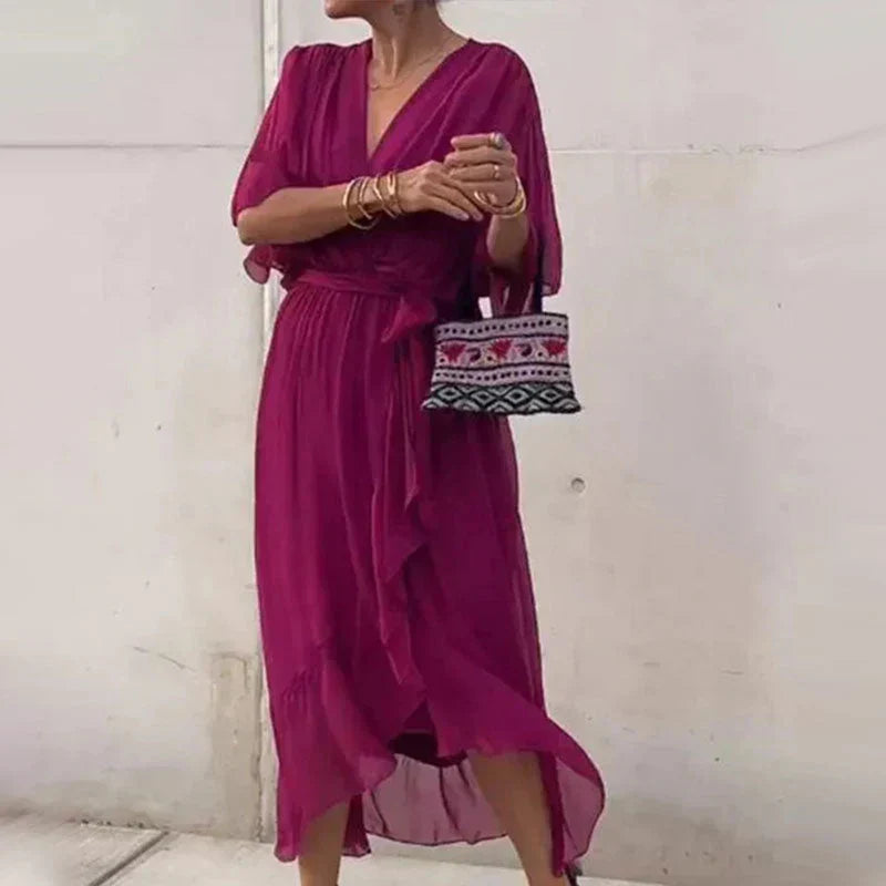Virella - Deep V Formal Dress