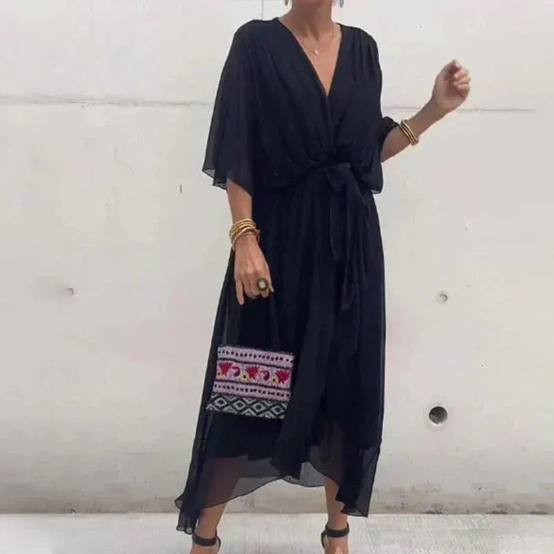 Virella - Deep V Formal Dress