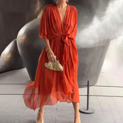 Virella - Deep V Formal Dress